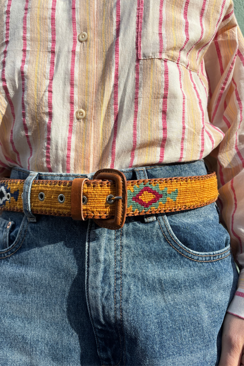 Dagny Textiles Guatamalan Belts - Corn