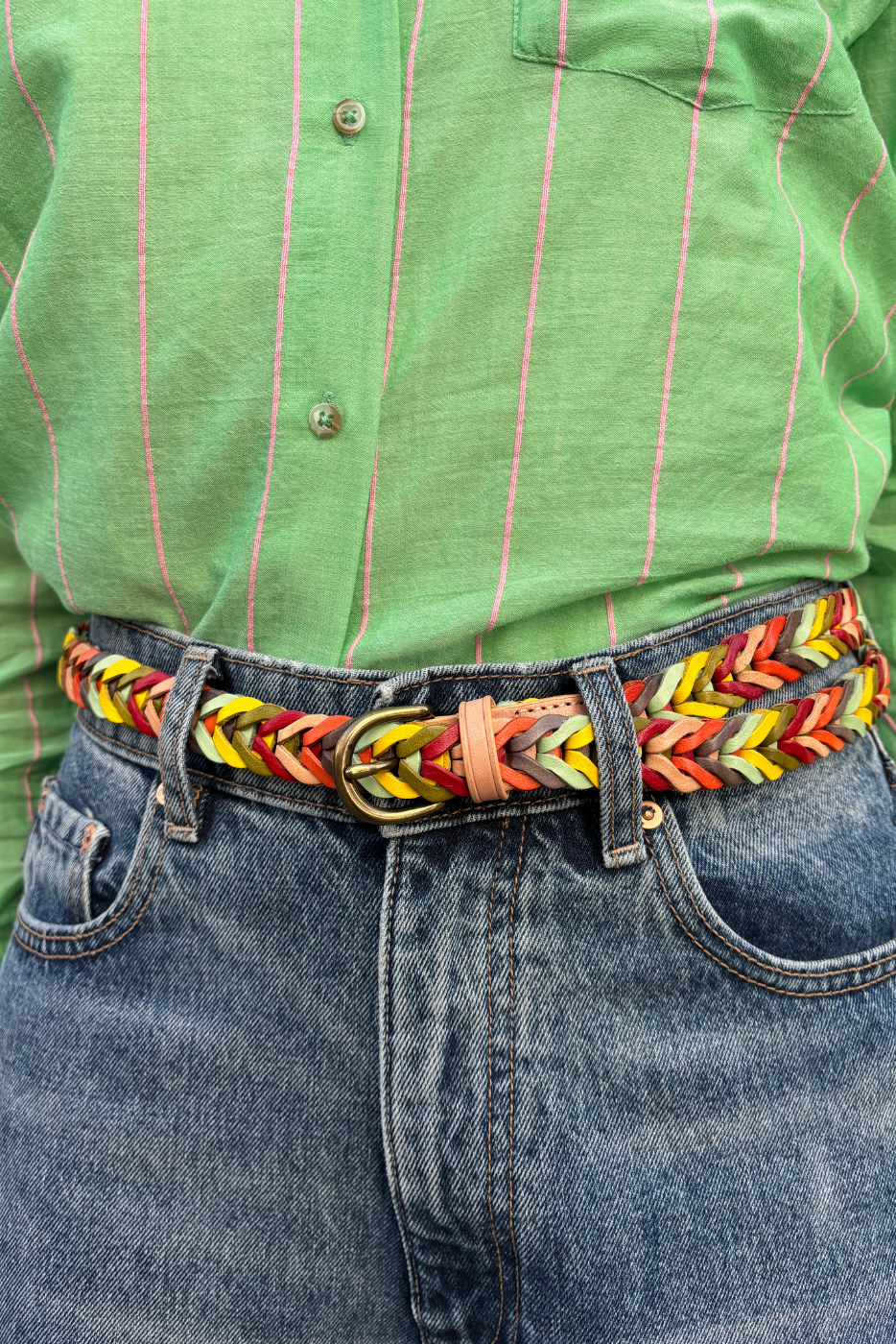 Coloured Single Link Belt