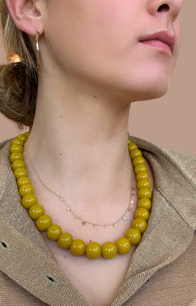 Botanical Necklace in Daffodil