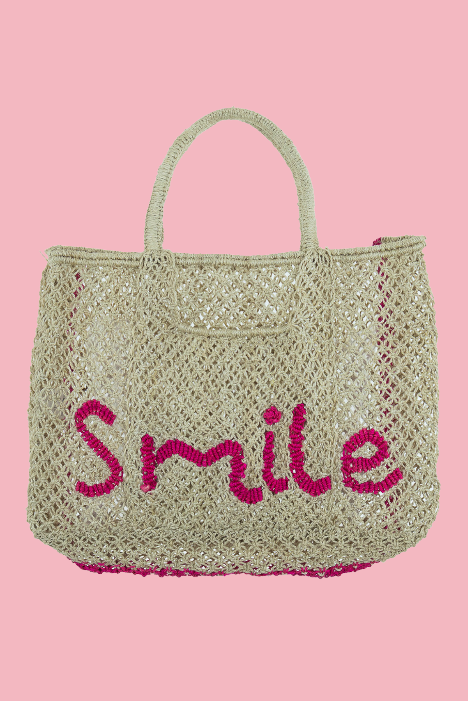 Smile - Natural and hot pink