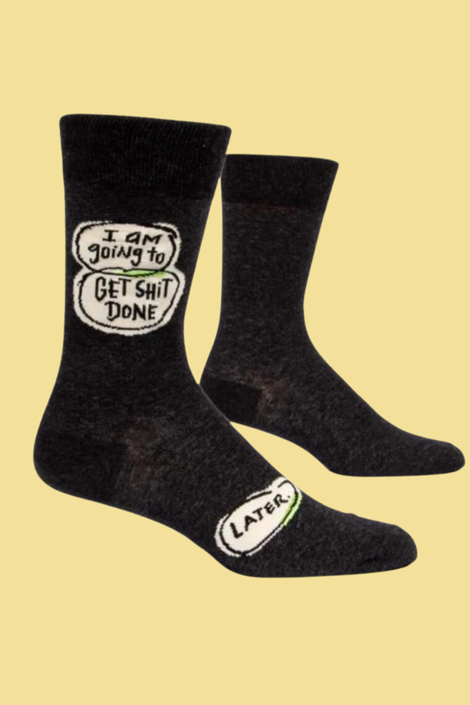 Get Shit Done Men's Crew Socks