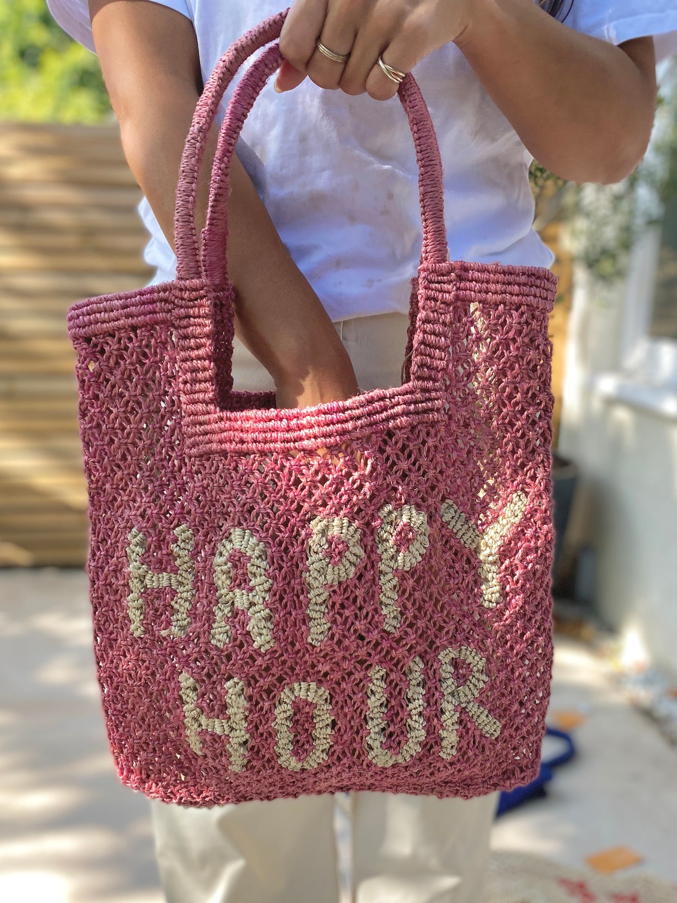 Stella Happy Hour Jute Bag