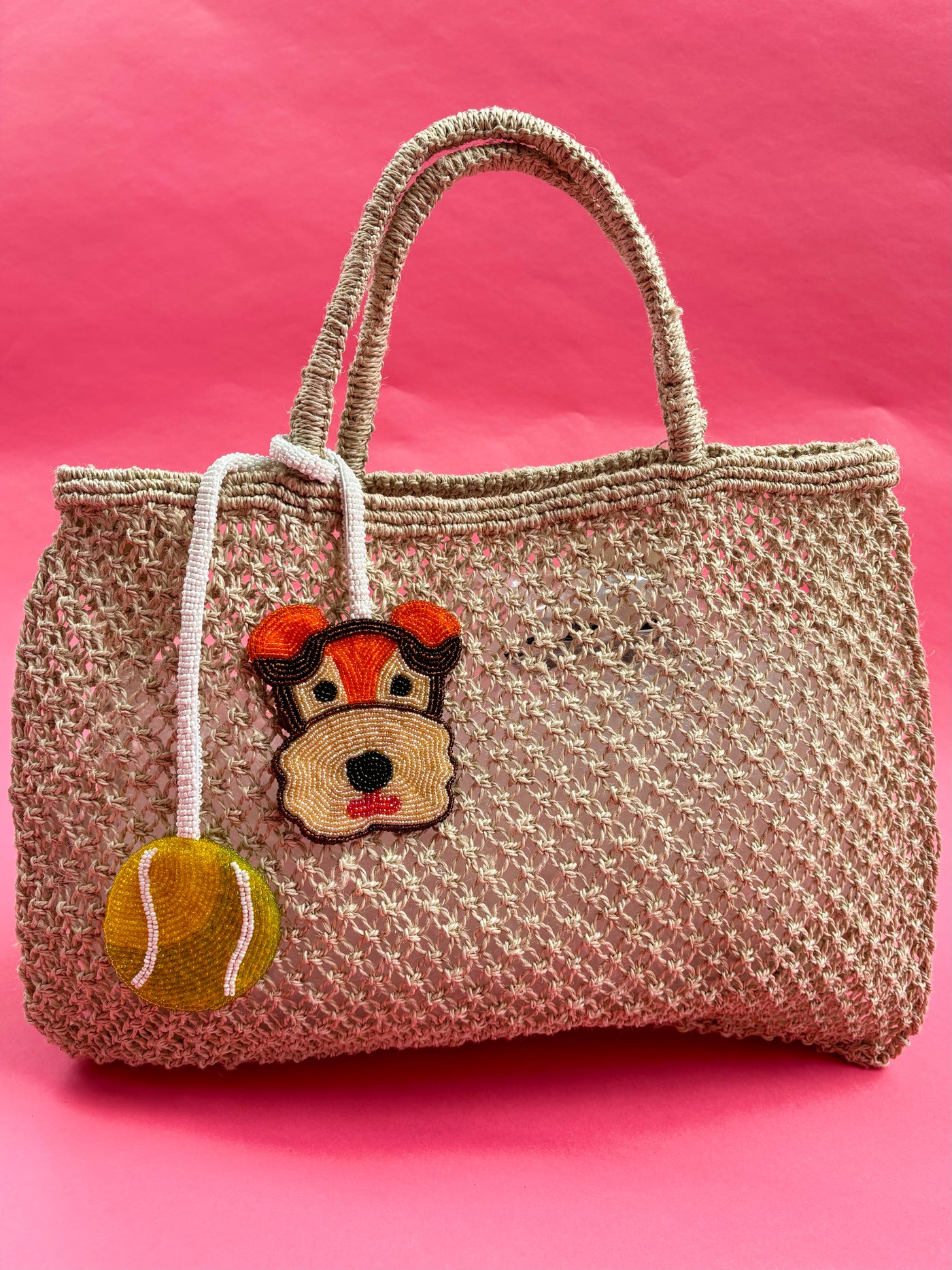 Bag Charm - Dog and Ball