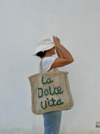 La Dolce Vita - Natural, ocean and shadow lime