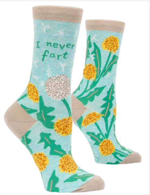 I Never Fart Crew Socks