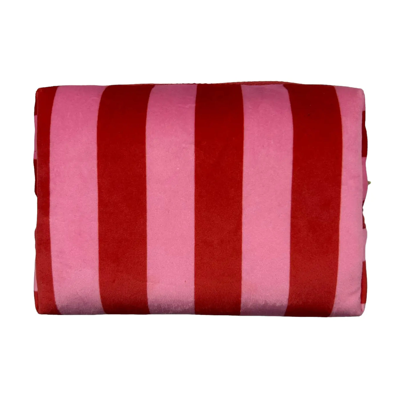 Small Make Up Bag in Pink Stripe