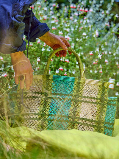 Tartan picnic bag