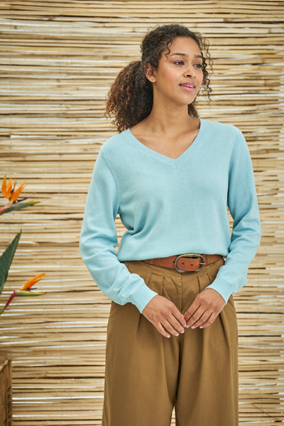 Turquoise Vacsay Jumper