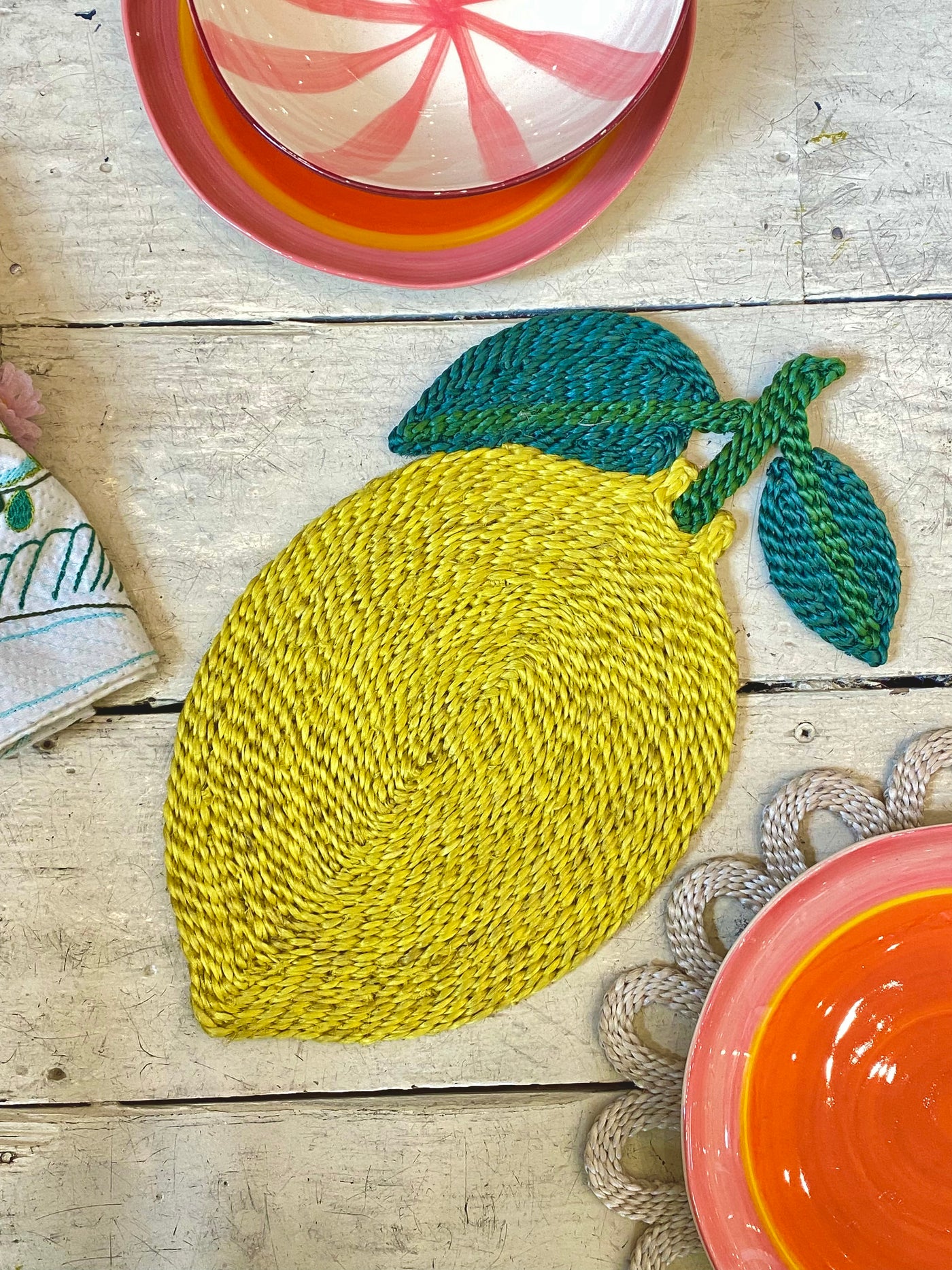 Lemon placemat