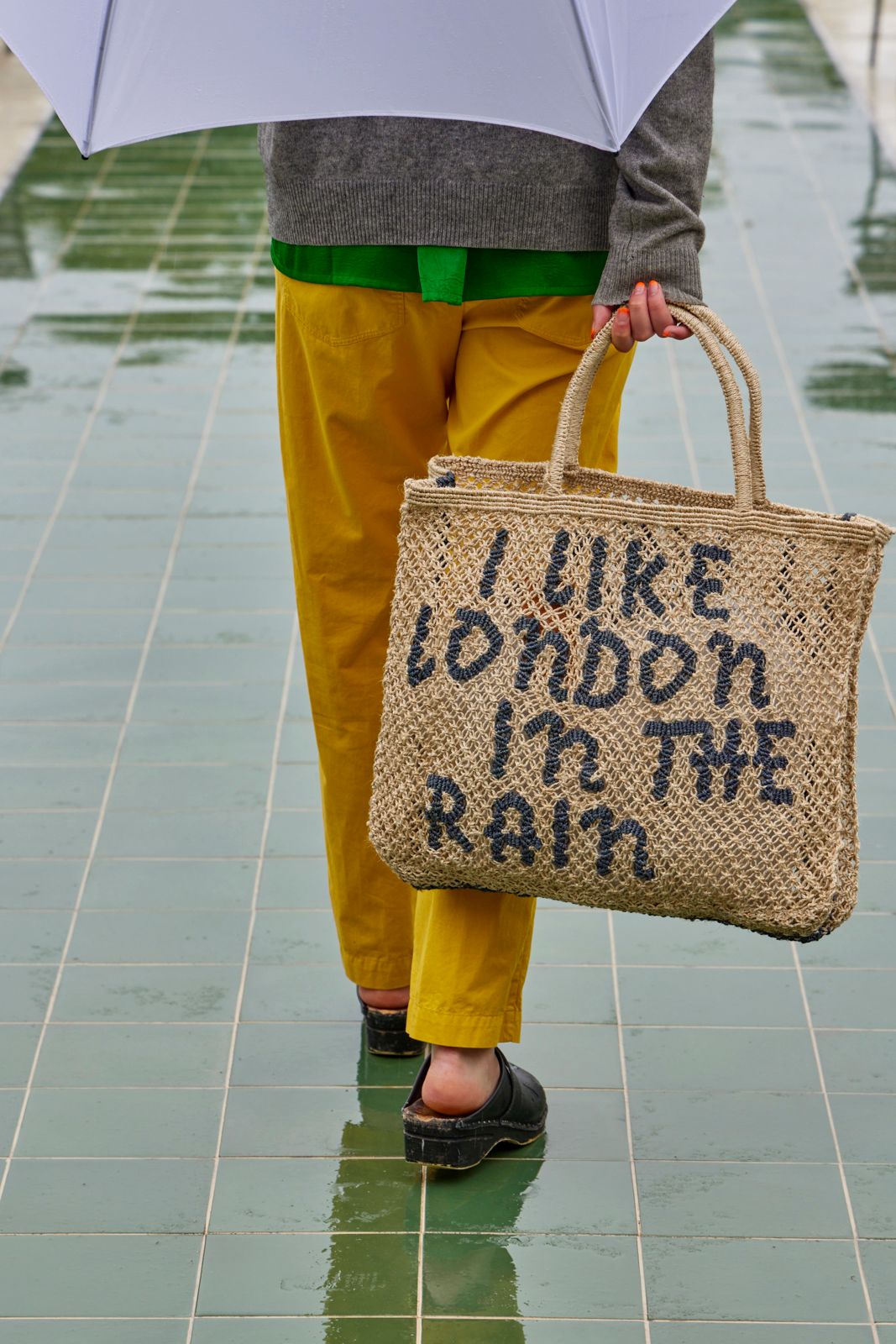 I like London in the rain - Natural and charcoal