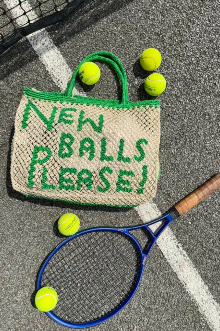 New Balls Please Natural and green