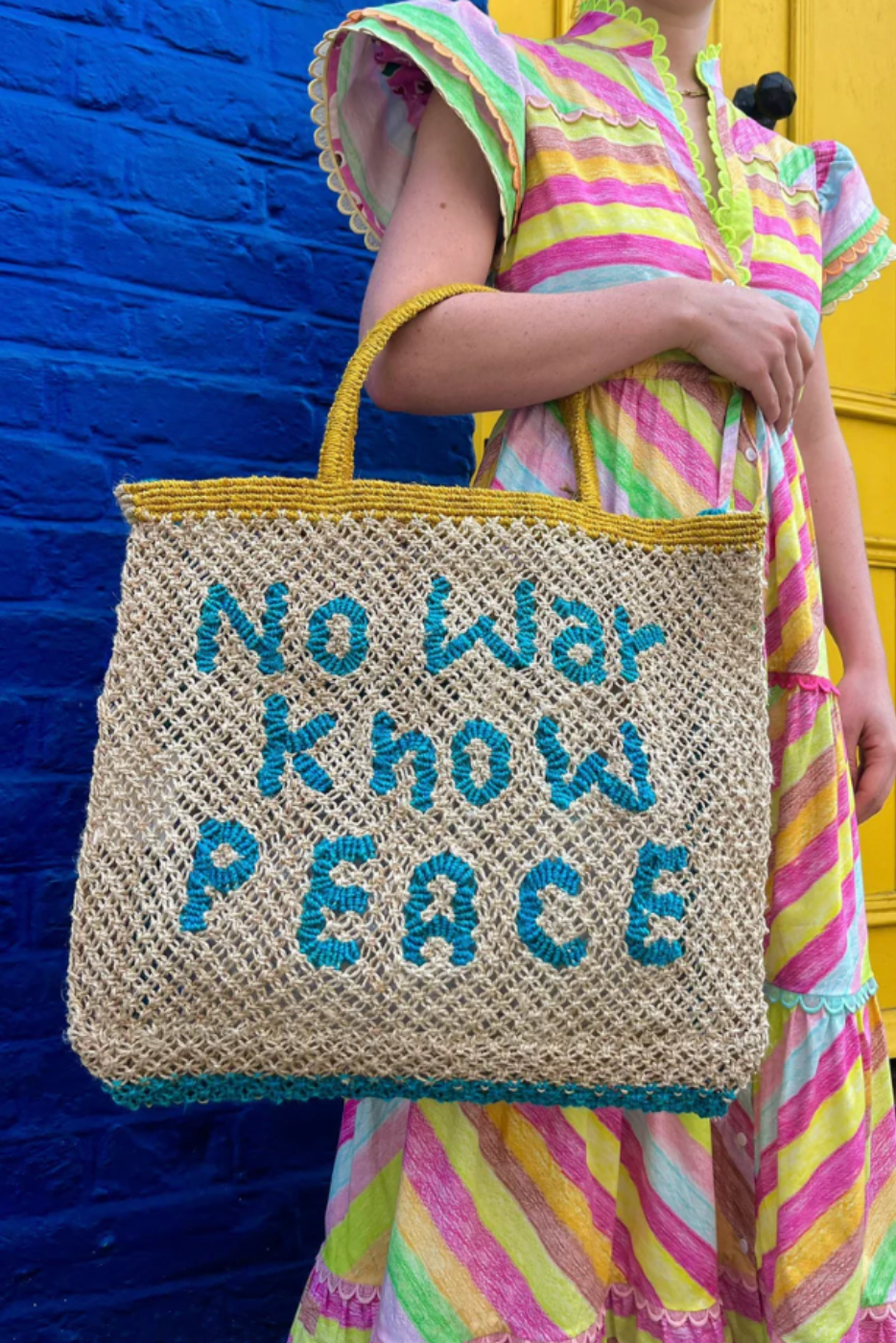 No War Know Peace - Natural, ocean and yellow