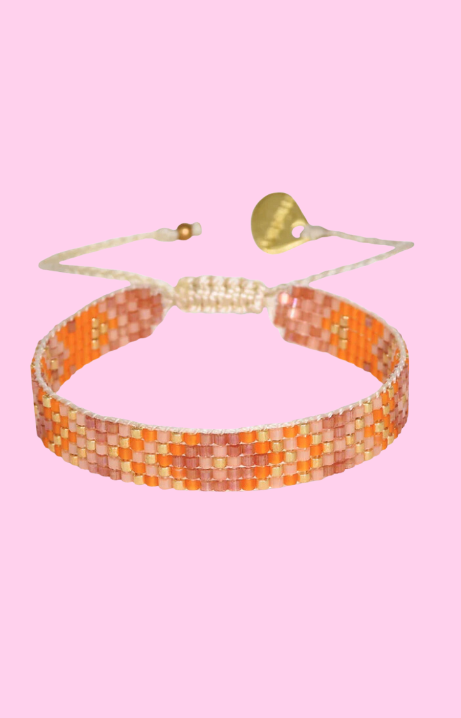 Orange Diamond Bracelet