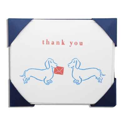 Thank you Dachsund Cards