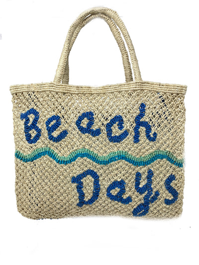 Beach Days - Natural and cobalt