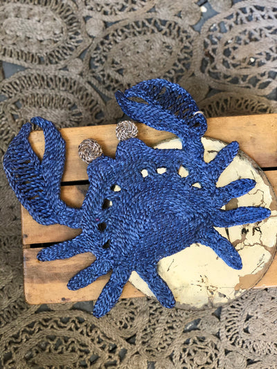 Crab placemat- Blue