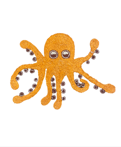 Octopus Placemat - Orange