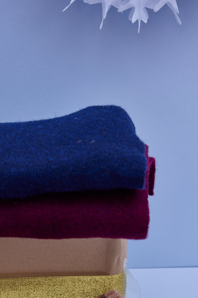 Cash-Ca Scarf - Navy